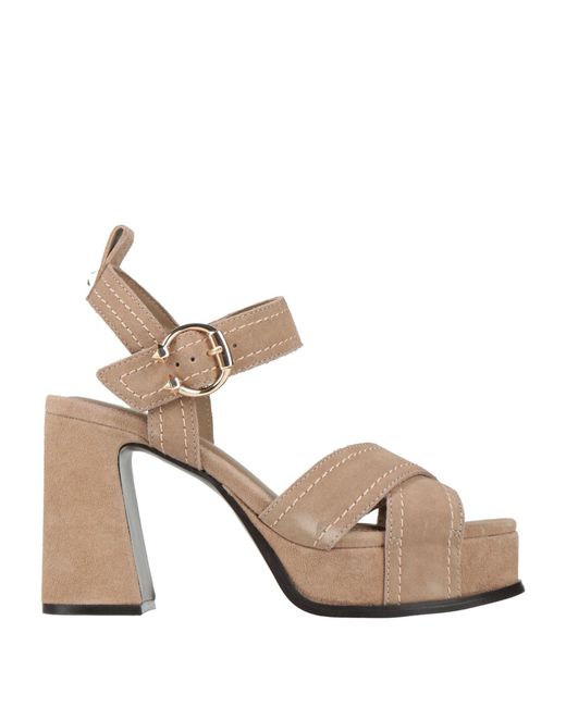 Ash Metallic Sandale