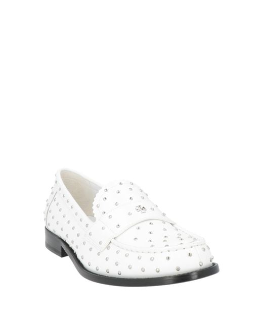 Tory Burch White Loafer