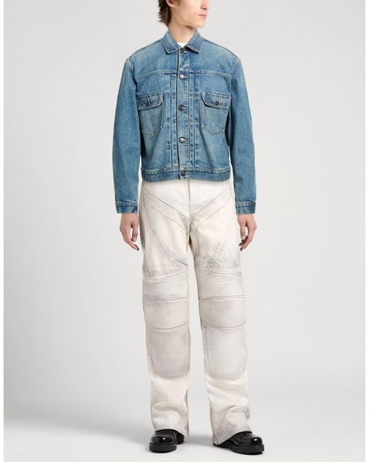 Maison Margiela Blue Denim Outerwear Cotton for men