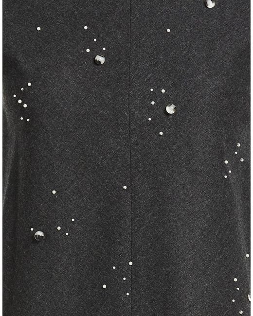 Alysi Black Crème Top Viscose, Polyester, Wool, Elastane