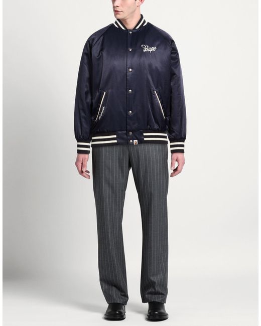 A Bathing Ape Blue Jacket for men