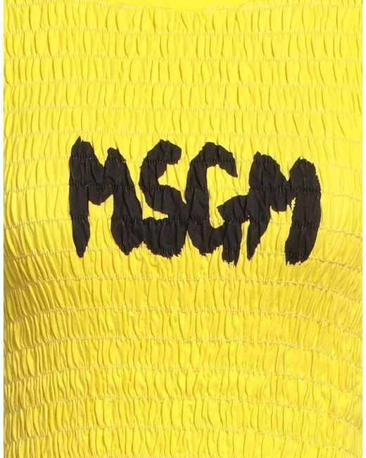 MSGM Yellow T-shirt