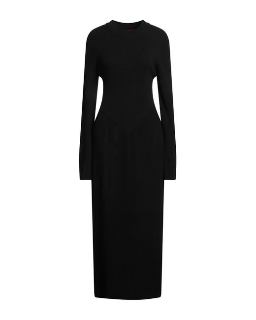 Staud Black Midi Dress