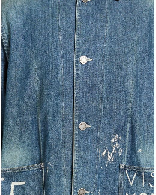 Visvim Blue Denim Outerwear Cotton for men