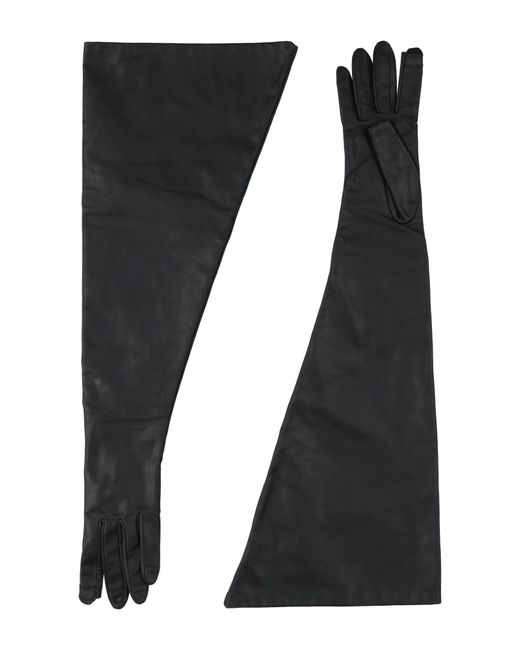Rick Owens Black Gloves