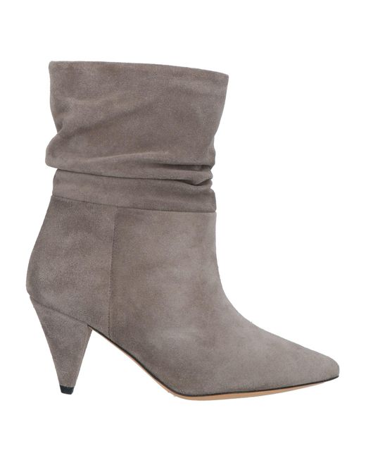 Calvin Klein Gray Ankle Boots