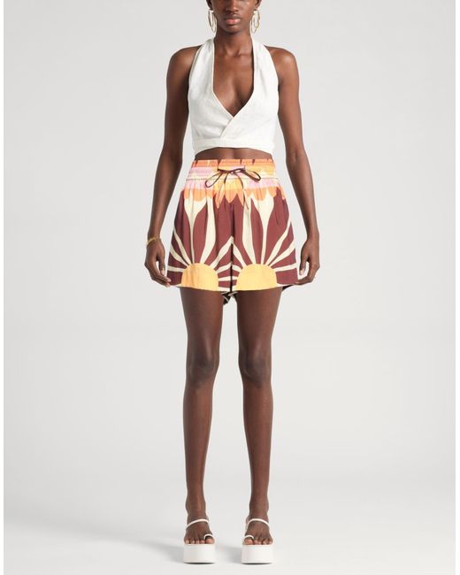 Sandro Orange Shorts & Bermuda Shorts