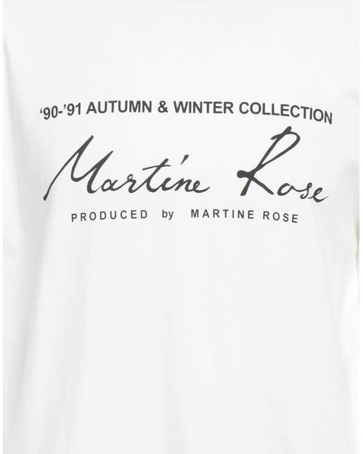 Camiseta Martine Rose de hombre de color White
