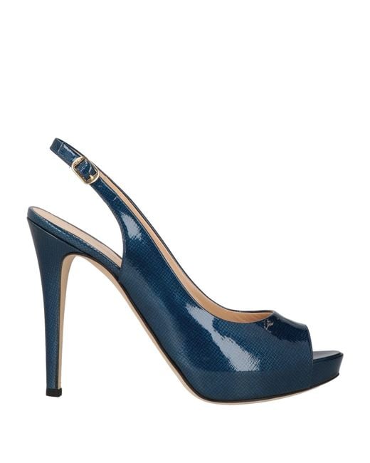 Aldo Castagna Blue Sandals Leather