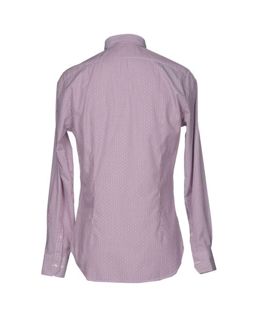 Brooksfield Purple Shirt for men