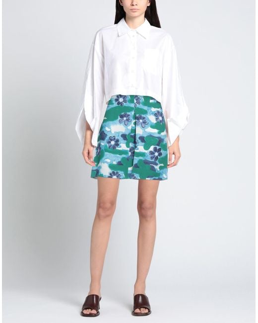 Marni Green Mini Skirt