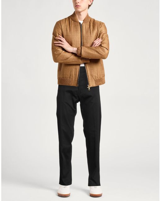 Lardini Black Pants Polyester, Wool for men