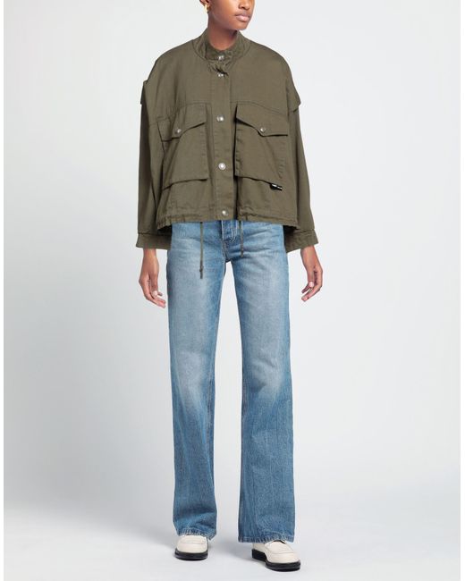 OOF WEAR Green Jeansjacke/-mantel
