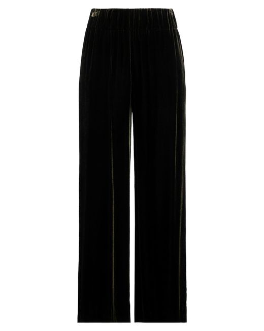 Aspesi Black Military Pants Viscose, Silk
