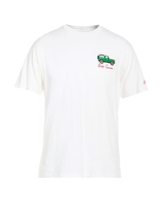 Mc2 Saint Barth White T-Shirt Cotton for men