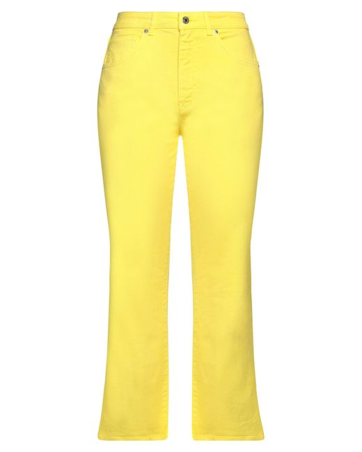 Pantalon en jean Grifoni en coloris Yellow