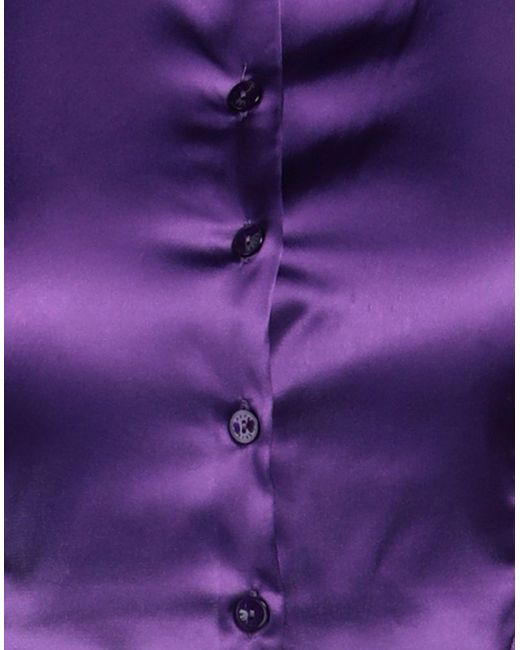 Camisa Patrizia Pepe de color Purple