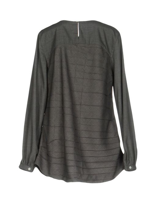 Guglielminotti Gray Blouse