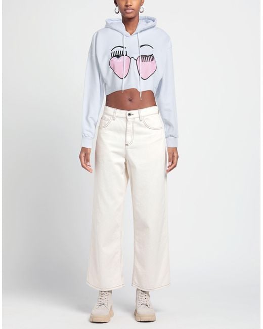 Chiara Ferragni White Sweatshirt