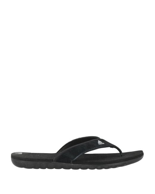 Adidas Black Thong Sandals for men