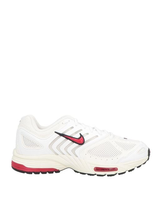 Nike White Sneakers Textile Fibers