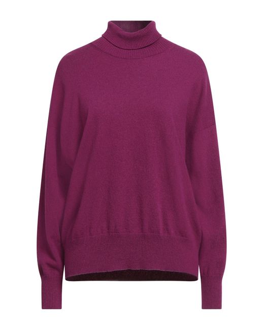 Jucca Purple Mauve Turtleneck Cashmere