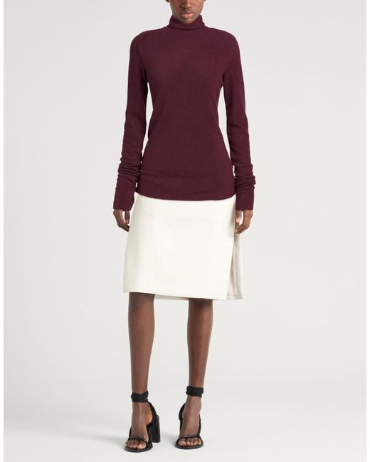 Masnada Purple Turtleneck Cotton, Elastane