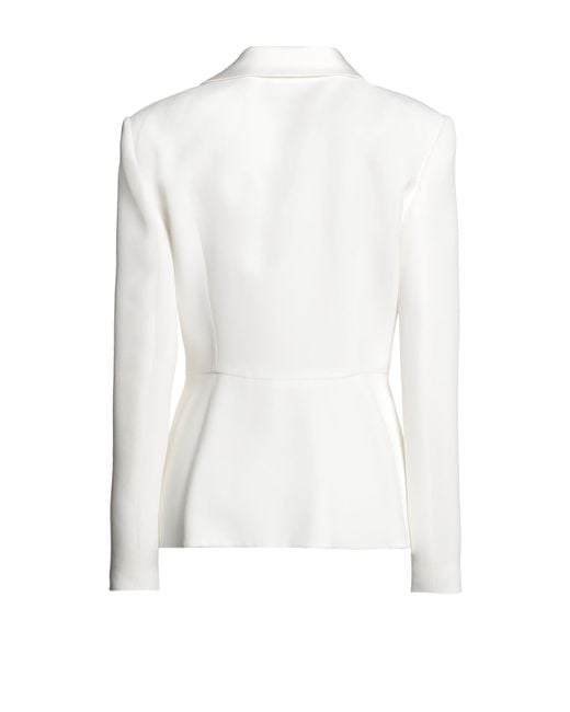 Alberta Ferretti White Blazer