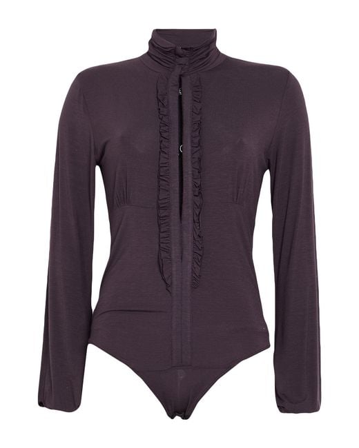 SEVENTY VENEZIA Purple Bodysuit