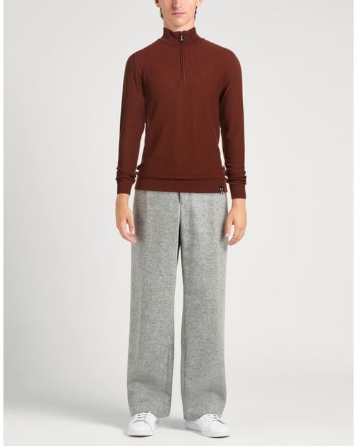 Berna Red Turtleneck for men