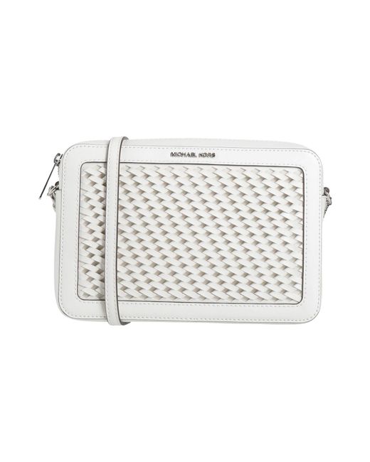MICHAEL Michael Kors White Cross-Body Bag Polyurethane, Cotton, Polyester