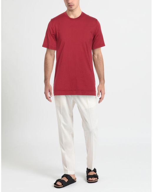 Fedeli Red T-shirt for men