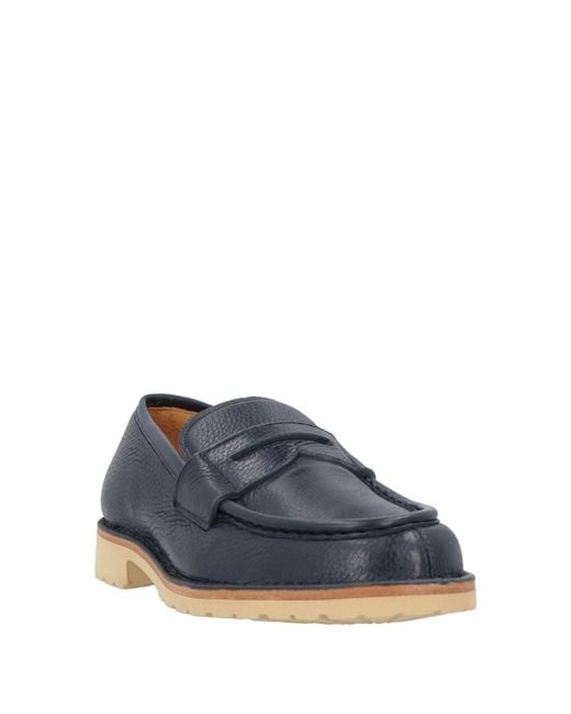 Testoni Blue Loafers for men