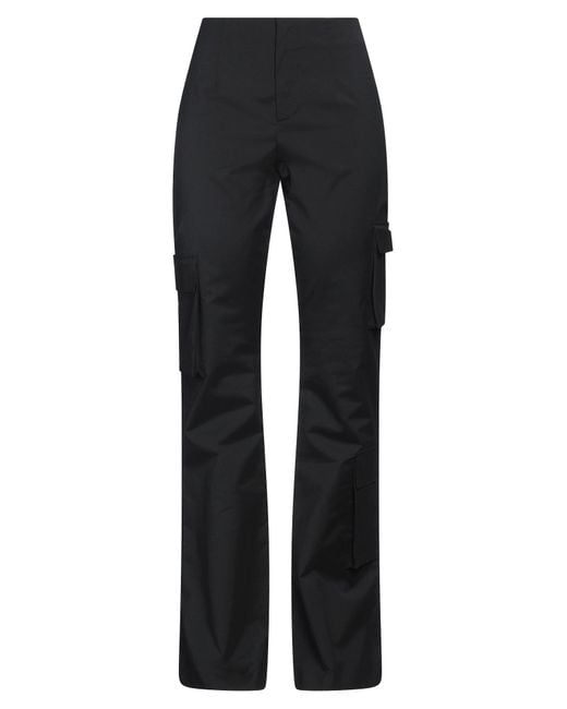 Philosophy Di Lorenzo Serafini Black Cargo Utility Trousers Pants