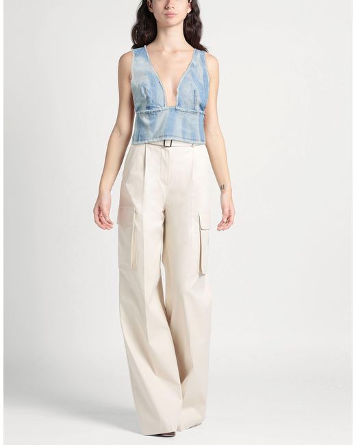 A PAPER KID Blue Top