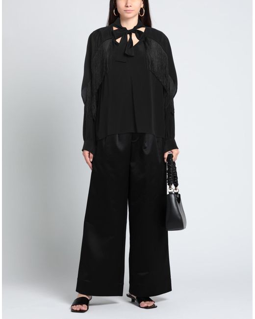 SIMONA CORSELLINI Black Top Acetate, Silk