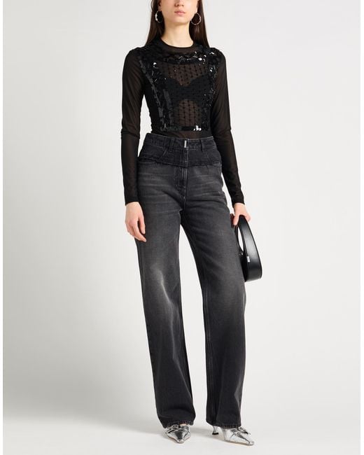 Top Alberta Ferretti de color Black