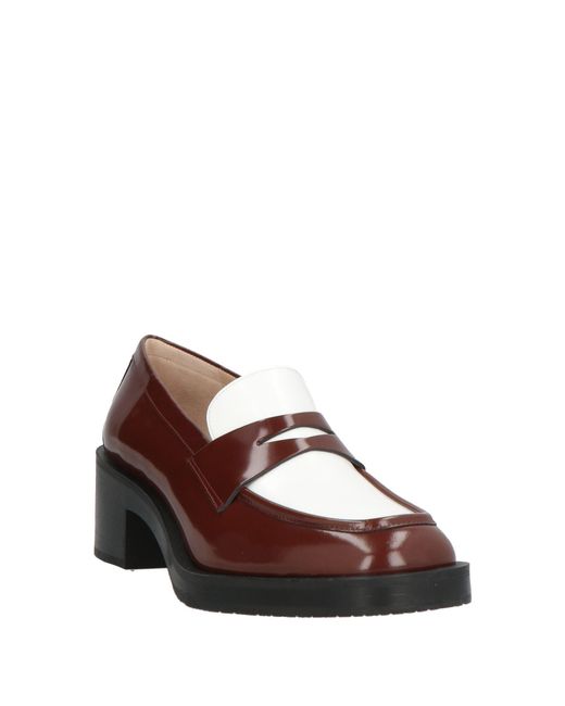 Stuart Weitzman Brown Loafers Leather