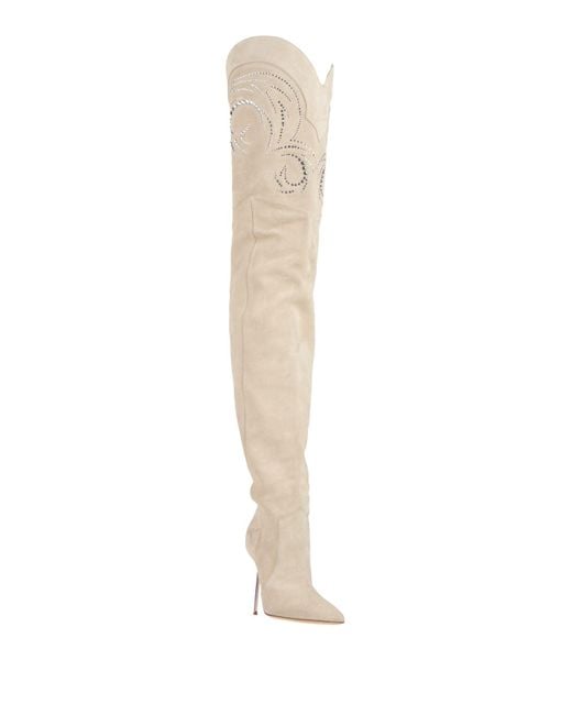 Paris Texas White Boot