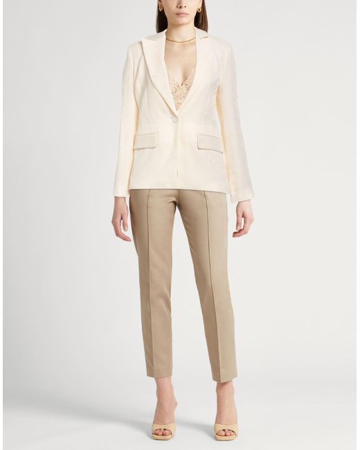 Liu Jo Natural Blazer Viscose, Polyester