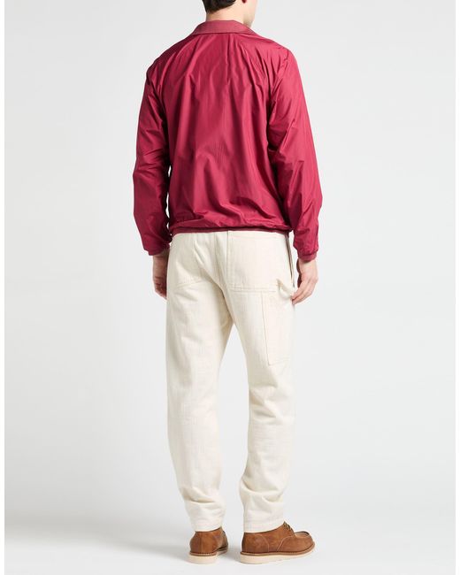Canali Red Jacket Merino Wool for men
