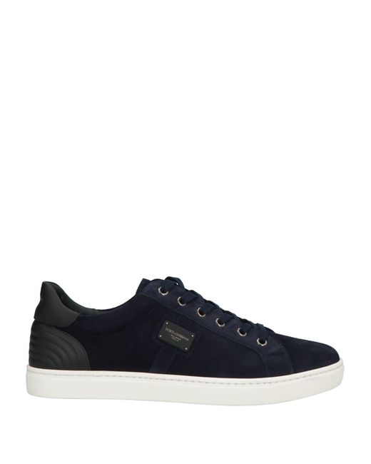 Dolce & Gabbana Blue Midnight Sneakers Soft Leather for men