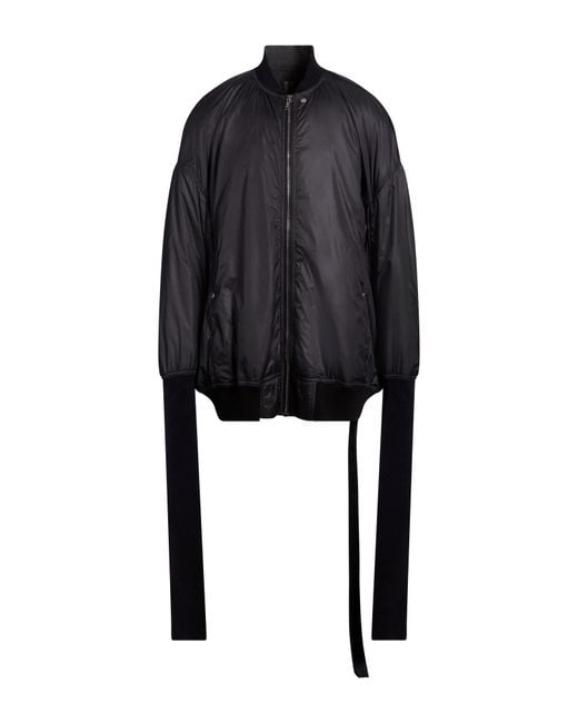 Rick Owens Black Jacket Polyamide, Cotton for men
