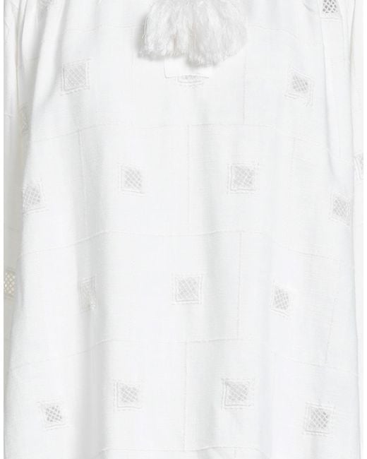 Ba&sh White Top Viscose, Linen