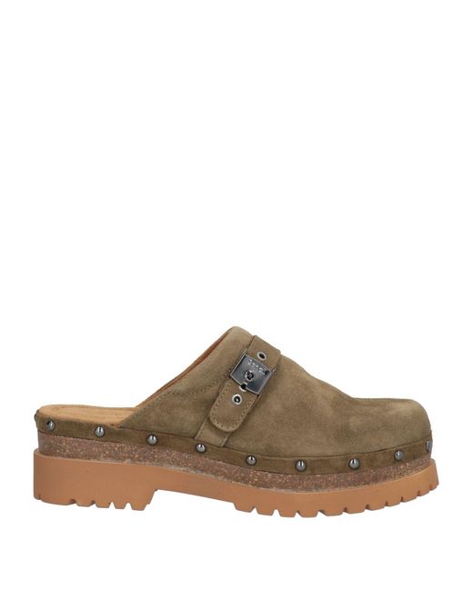 Scholl Brown Mules & Clogs