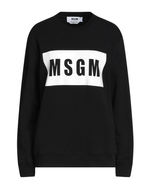 MSGM Black Sweatshirt