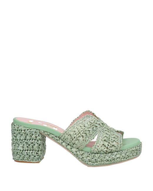 Ras Green Sandals