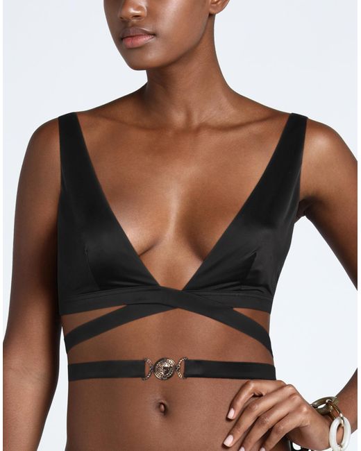Versace Black Bikini Top
