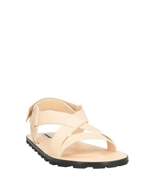 Jil Sander Natural Sandals Leather for men