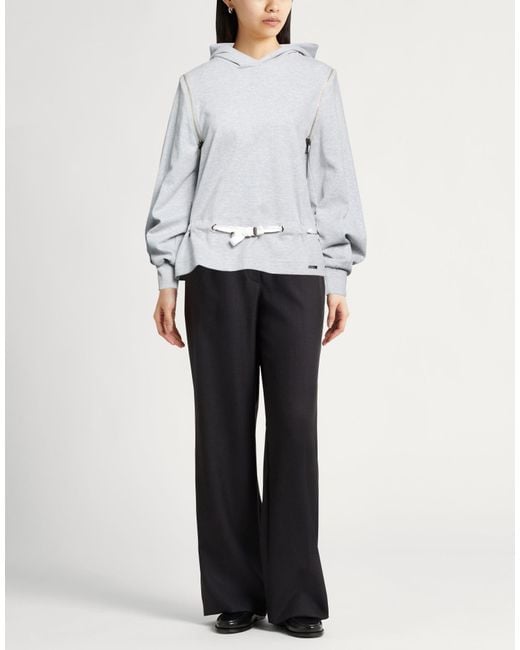 Moorer Gray Sweatshirt Cotton, Cashmere, Polyamide